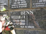 BENN William J.H. 1945-2014