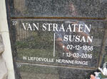 STRAATEN Susan, van 1956-2016