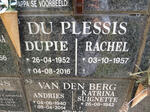 PLESSIS Dupie, du 1952-2016 & Rachel 1957-