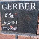 GERBER Rina 1945-2012