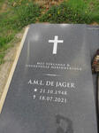 JAGER A.M.L., de 1948-2021
