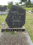 MORRISON George de Villiers 1921-1991 & Willina MYBURGH 1925-2012