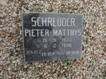 SCHREUDER Pieter Matthys 1933-1998