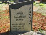 BASSON Sophia Elizabetha Jacoba 1925-2004