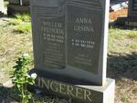 UNGERER Willem Frederik 1933-2004 & Anna Gesina 1934-2021
