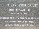 GRANT John Sangster -1911