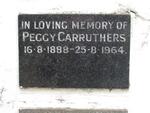 CARRUTHERS Peggy 1888-1964