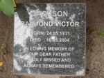 JACKSON Raymond Victor 1931-2004