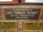 BENNET Eric Francis 1937-2002