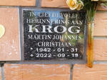 KROG Martin Johannes Christiaan 1942-2022