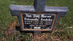 MERWE Petronella Fredrika, van der 1934-2020