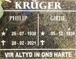 KRUGER Philip 1938-2021 & Girtie 1939-