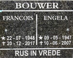 BOUWER Francois 1948-2017 & Engela 1947-2007