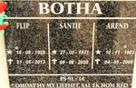 BOTHA Flip 1928-2013 & Santie 1931-2020 :: BOTHA  Arend 1963-2005