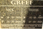 GREEF Nic 1933-2020 & Trudie 1941-2021