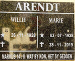ARENDT Willie 1928- & Marie 1928-2019