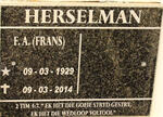 HERSELMAN F.A. 1929-2014