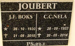 JOUBERT J.F. 1930-2015 & C.C. 1933-2014