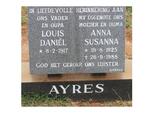 AYRES Louis Daniel 1917- & Anna Susanna 1925-1988