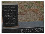 BOOYSEN Christina 1916-1988
