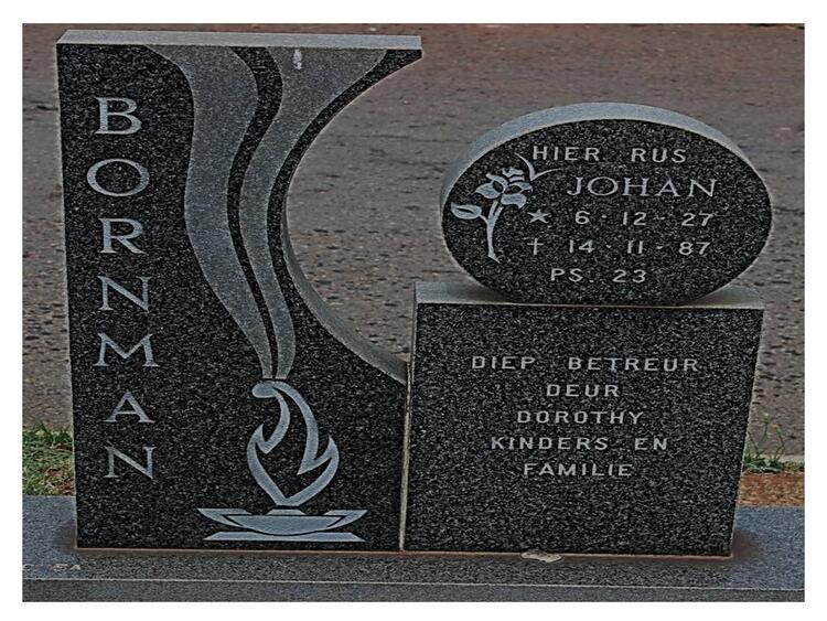 BORNMAN Johan 1927-1987