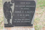CALITZ Anna C. 1975-1975