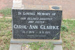 CLARKE Carol-Ann 1970-1971