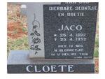 CLOETE Jaco 1992-1992