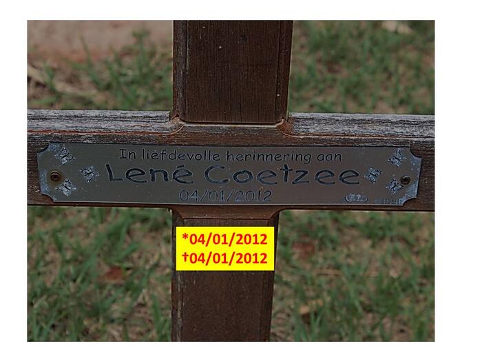 COETZEE Lené 2012-2012