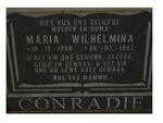 CONRADIE Maria Wilhelmina 1906-1997