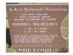 PRETORIUS Andries Wilhelmus 1870-1997