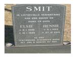 SMIT Hennie 1933-2013 & Elsie 1936-1998
