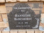 BADENHORST Hannetjie -2002
