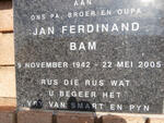 BAM Jan Ferdinand 1942-2005