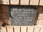 BERNING Jacobus J. 1908-1974 :: BERNING Jacobus J. 1958-1998