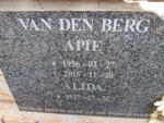 BERG Apie, van den 1936-2015 & Alida 1937-