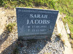 JACOBS Sarah 1933-2007