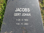 JACOBS Gert Johan 1944-2003