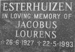 ESTERHUIZEN Jacobus Lourens 1927-1993