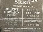 SEED Robert  Edward 1023-2015 & Cecile Eugenie 1930-2022