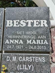 BESTER Anna Maria 1921-2013