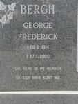 BERGH George Frederick 1914-2000