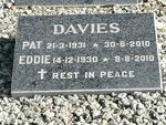 DAVIES Eddie 1930-2010 & Pat 1931-2010