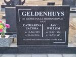 GELDENHUYS Jan Willem 1924-1985 & Catharina Jacoba 1929-2016