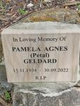 GELDARD Pamela Agnes 1934-2022