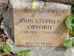 ORFORD John Stephen 1924-2016