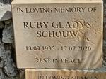 SCHOUW Ruby Gladys 1935-2020