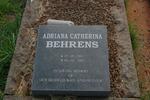 BEHRENS Adriana Catherina 1907-2005