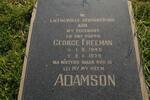 ADAMSON George Freeman 1945-1979