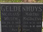GELDENHUYS Nicolaas Willem 1921-1979 & Martha Magdalena 1915-1989